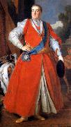 Louis de Silvestre Portrait of King August III in Polish costume oil painting